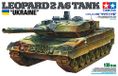 Tamiya Modelbouwpakket Militaire voertuigen - 25207 Leopard 2A6 Tank - Ukraine Plastic - 1:35 - Modelbouw