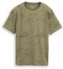 Tom Tailor T-shirt met tie-dye-effect - Maat 164 - khaki natural lines