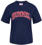 Hummel Gill Loose T-shirt Met Korte Mouwen Blauw XS Vrouw