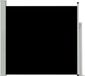 vidaXL Tuinscherm uittrekbaar 170x300 cm zwart