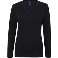 Henbury pull femme manches longues Coton Marine XS