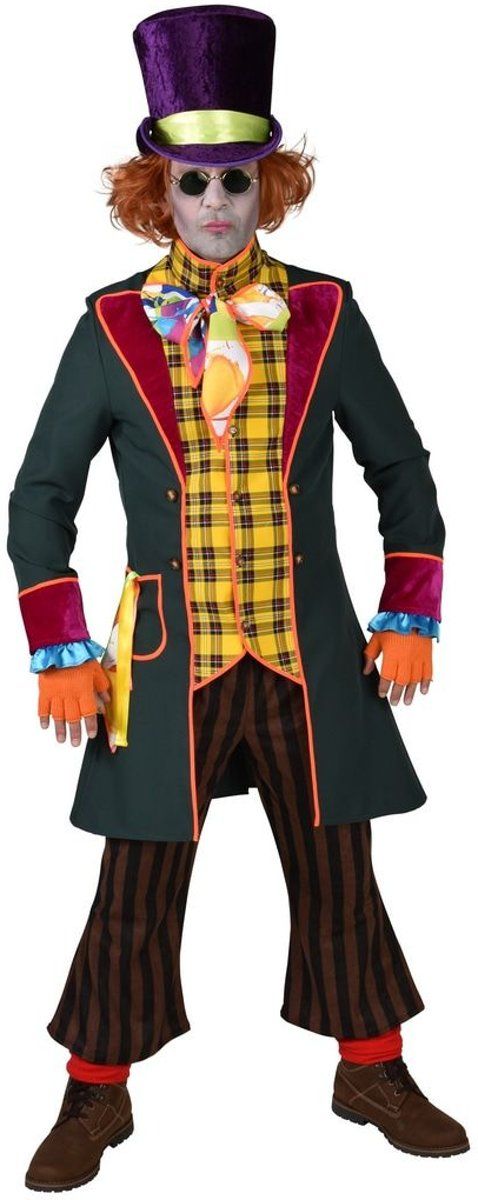 Magic by freddy Alice In Wonderland Kostuum Te Gek Druk Gekke Hoedenmaker Mad Hatter Man Small Carnaval kostuum Verkleedkleding