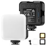 NEEWER Led-videolicht, draagbaar, tweekleurig, 3200 K ~ 5600 K, dimlichten voor dimcamera's, CRI 97+, 8 scènemodi, 2000 mAh, oplaadbare batterij voor gaming/Youtube/vlog/fotografie - NL-36AI