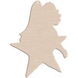 TO-DO 71721.0 decoratieve vormen, hout, veelkleurig, 10 x 13 x 0,3 cm