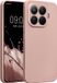 kwmobile metallic telefoonhoesje van TPU - geschikt voor Xiaomi 15T Pro - Flexible case voor smartphone - In metallic roségoud