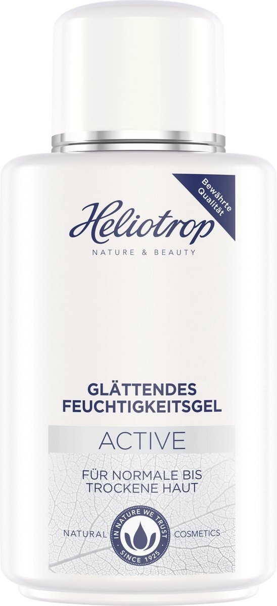 Heliotrop Heliotrop vochtinbrengende crème voor normale tot droge huid, gezichtsverzorging met aloë vera, actieve gladmakende vochtgel, 1 x 150 ml