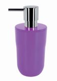 Spirella COCCO Zeepdispenser – Paars Kunststof – Vrijstaand – 7.5 cm Breed