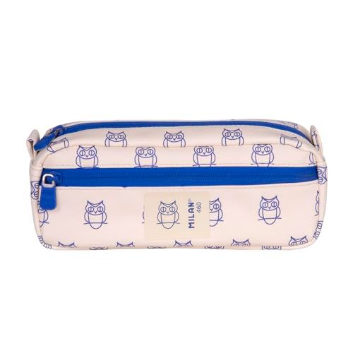 MILAN® Etui - Rechthoekig - 2 Ritssluitingen - 460 Since 1918 - Beige