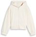 Tom Tailor - Oversized hoodie met print op de rug - Maat 128 - Gardenia White