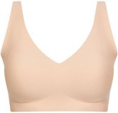 Chantelle Softstretch Power Beugelloze Plunge BH - Naadloos - Voorgevormd - Golden Beige