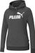 PUMA ESS Logo FL Dames Hoodie - Grijs - Maat L