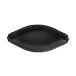 PotteryJo Plat ovale Tulipa 20x45 cm Almost black