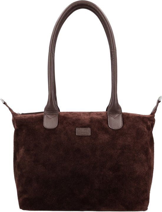 Charm London Buckingham Royale Shopper - Schoudertas - Dames - Leer - Donkerbruin
