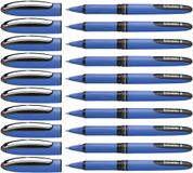 Schneider One Hybrid C Rollerball Pen, Medium Nib, Black Ink, 10 Pack