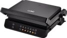 LUND 67440 Grill de contact électrique - 2000W - 5 programmes automatiques - Écran LED - 180 degrés dépliable