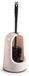 Trendoz brosse WC avec support - rose clair - 40 cm - plastique