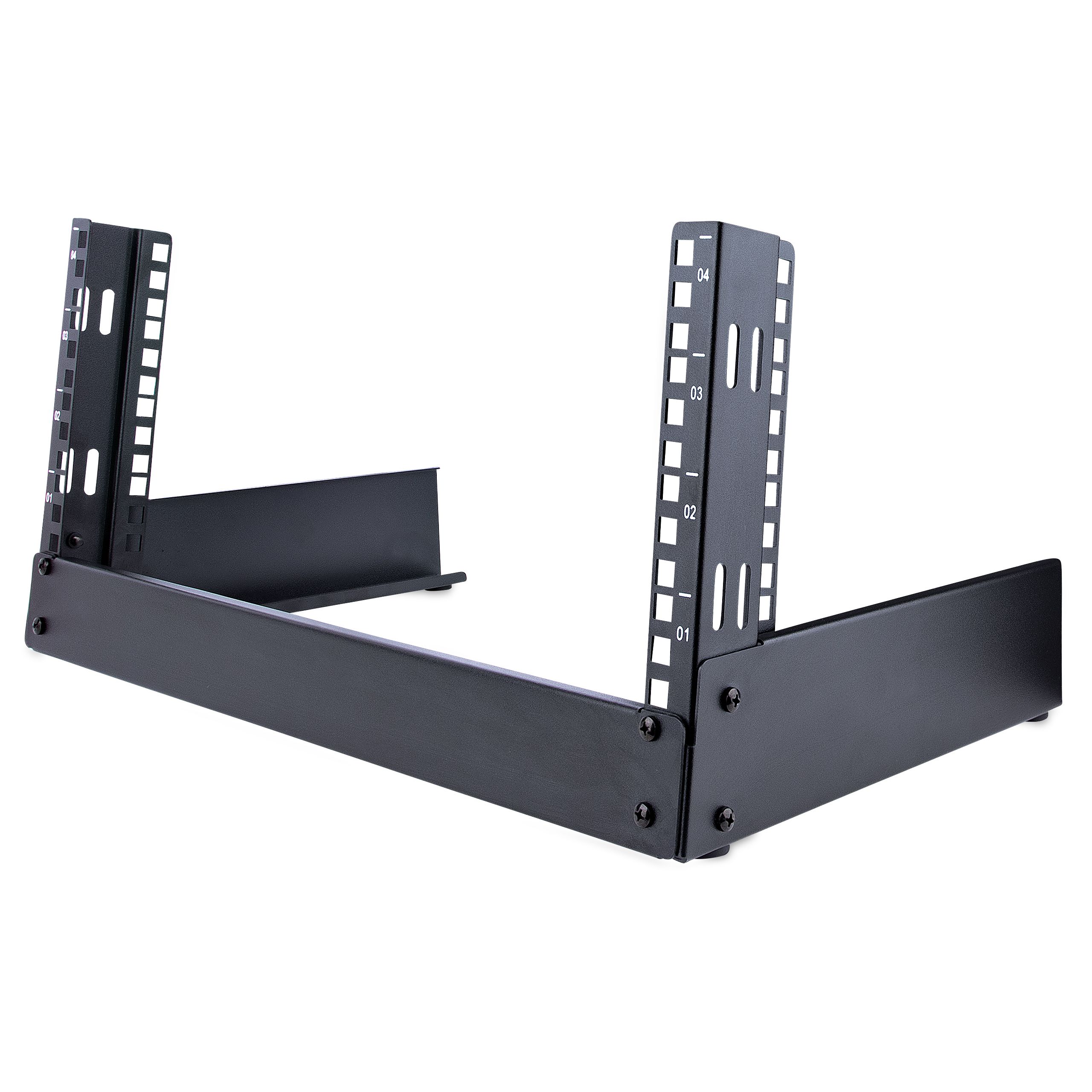 StarTech.com 4U Open Frame Rack - 2 Post - Black