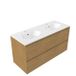 Saniclass Holz Pure Badkamermeubelset - 120x45x74cm - Mat Eiken Natural