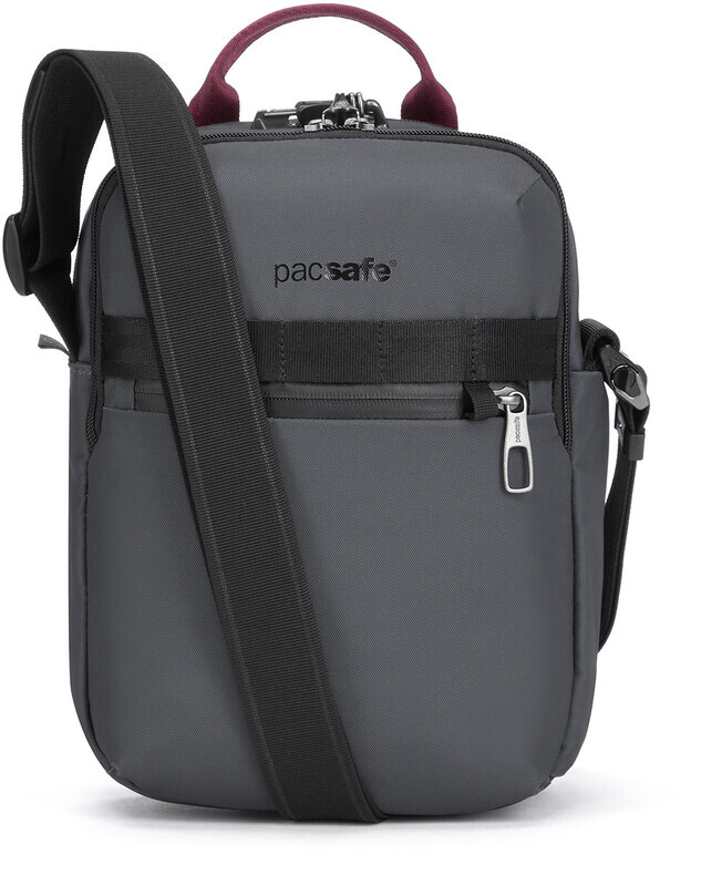 Pacsafe Metrosafe X Verticale Crossbody Tas, grijs