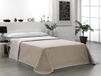 Martina Home Sprei, omkeerbaar, linnen, leer, bed 135 cm