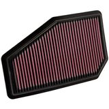 K&N 33-2948 Hoge Prestaties Premie Afwasbaar Vervangings Motorluchtfilter voor 2007-2010 (Civic VIII), Verhoogd Vermogen | Compatibel met: HONDA CIVIC VIII Hatchback