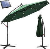 Merkloos Zweefparasol Groen Ø 350 cm