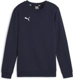 PUMA teamGOAL Casuals Crew Neck Sweat Jr Jongens Sporttrui - PUMA Navy-PUMA White