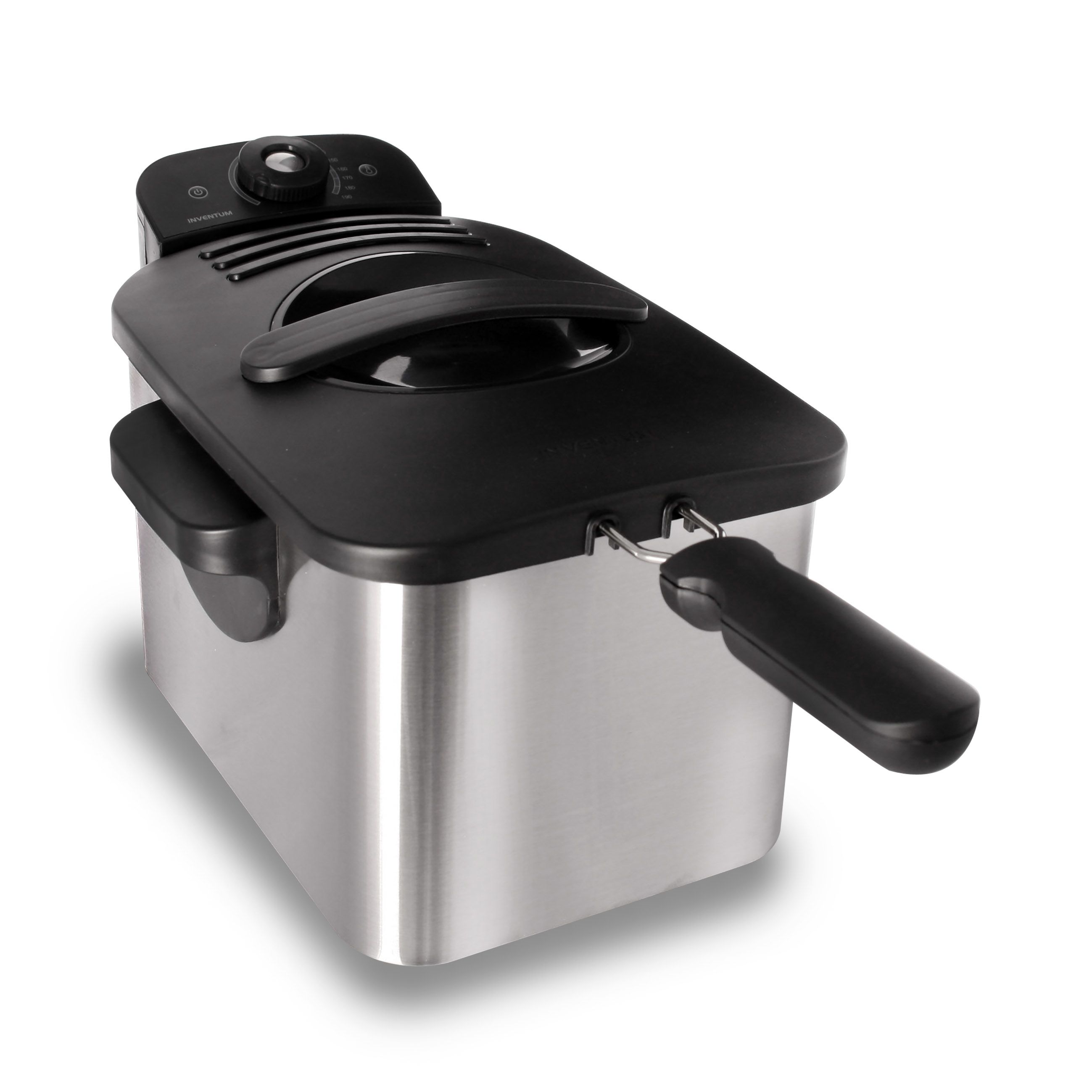 Inventum GF431S - Frituurpan - 3L - 2200W - Zwart/RVS