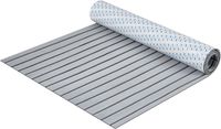 VEVOR Bootvloeren EVA Foam Bootdek 2400x900x6mm Antislip Zelfklevende Vloeren Lichtgrijs