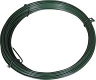 vidaXL Hekbinddraad 25 m 1,4/2 mm staal groen