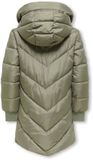 ONLY Bestseller A/S KOGSKYLAR HOOD JACKET VD OTW NOOS Kinderen Grijs Katoen Puffer Jas