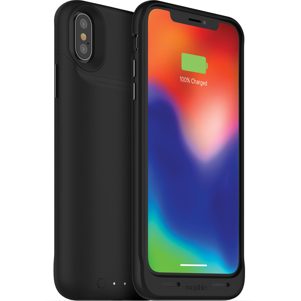 mophie Juice Pack Air iPhone X Back Cover Zwart