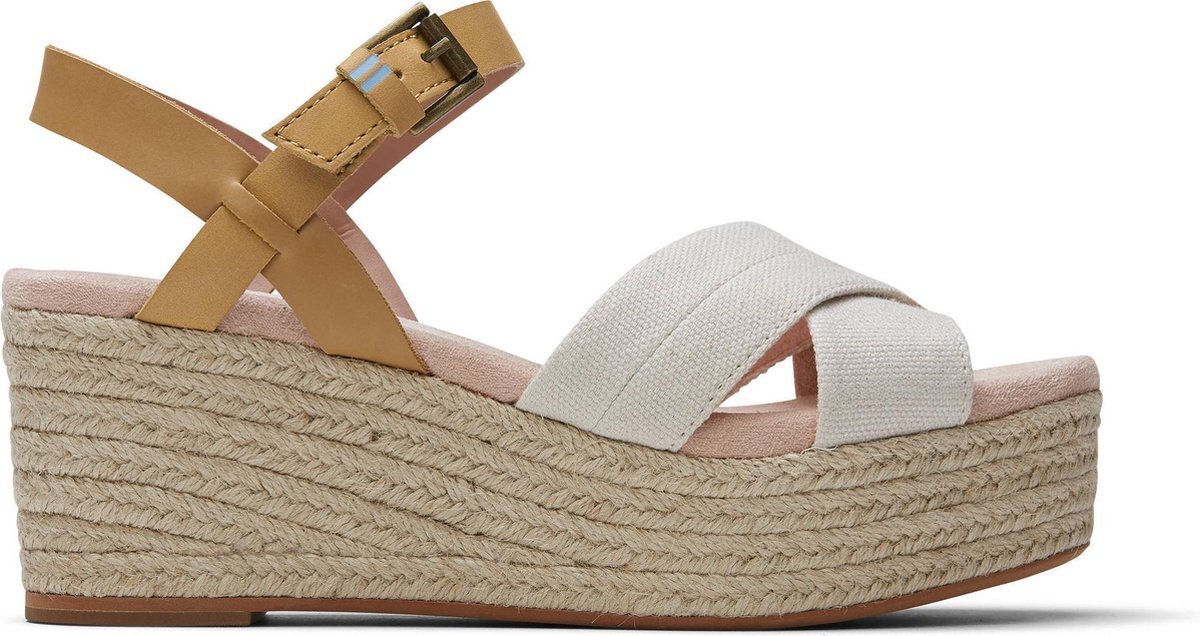 TOMS Willow Dames Wedge - Natural - Maat 42