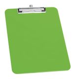 Wedo 576611 klembord A4, penhouder, ophangoog, metalen klem 32, 9 x 22, 7 x 1,5 cm, polystyrol, lichtgroen