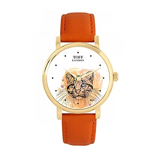 Toff London Ocelot aquarel horloge