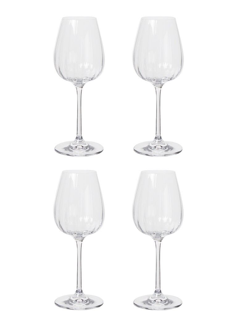 Villeroy & Boch Rose Garden witte wijnglas 43 cl set van 4