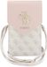 Guess Telefoontas Roze Imitatieleer/Leer Schoudertas Overslag Goudkleurig Logo