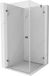Mexen Lunar-B porte de douche pivotante gauche 100 x 100