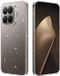 Techsuit Hoesje geschikt voor Xiaomi 15T Pro - Sparkle Skin Glitter Silicone Back Cover - Transparant