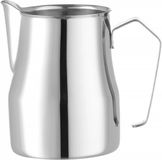 HENDI Melkkan – V-vormige schenktuit – Extra dik roestvast staal – 0,45L – Ø75x(H)111mm