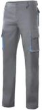 Velilla Bicolor Multi-pocket Broek Grijs/Blauw Maat 44