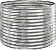 vidaXL Plantenbak - 100x100x68 cm - Gegalvaniseerd Staal - Argent