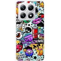 Xiaomi Bedrukt siliconen hoesje compatibel met Xiaomi 14T 4G Graffiti 2