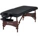 Master Massage 71cm NewPort Mobiel inklapbaar massagebed massagebank cosmeticlounger hout zwart