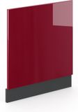 Vicco Fame-Line Frontpaneel – 60 cm zonder werkblad Bordeauxrode hoogglans