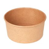50 Natural Kraft 50 stuks - slakom 750 ml 320 + 18 Pe G/M2 Ø 14,5/12,5 x 7 cm natuurlijke kracht