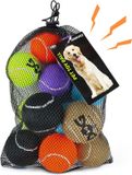 Engelhart bv Balles pour chien avec bruit couinant - Dog Run and Catch - 12 pièces