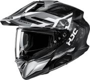 HJC RPHA 60 Dakar Adventure Motorhelm Zwart Wit Zilver Maat M