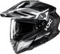 HJC RPHA 60 Dakar Adventure Motorhelm Zwart Wit Zilver Maat M