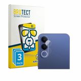 BROTECT Screenprotector 3 Stuks voor Vivo V70 FE (ALLEEN Camera Lens) Beschermglas Transparant